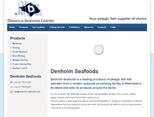 Tablet Screenshot of denholm-seafoods.com